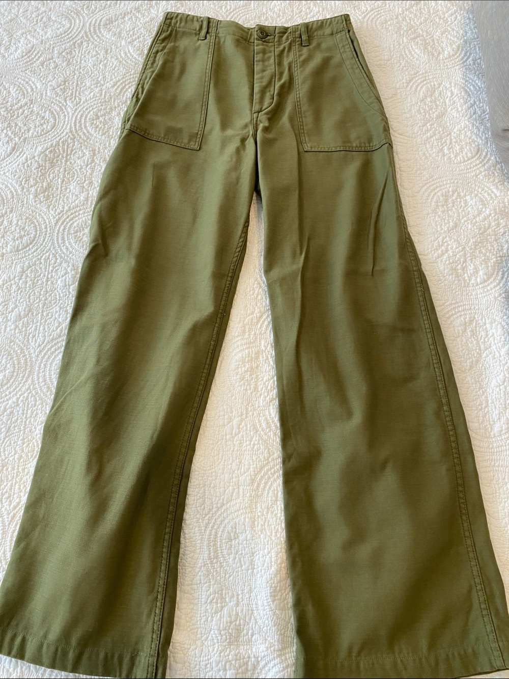 R13 Wide Leg Utility Pants 28